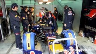 Max Verstappen Scuderia Toro Rosso STR7 Test, Imola, 03/12/2014