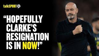 Caller HITS OUT At Steve Clarke For Blaming Loss On 'Footballing Gods' & Calls For His RESIGNATION 