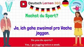 deutsch lernen mit dialogen | 50 Fragen und Antworten auf Deutsch – Perfekt für Anfänger (A1)