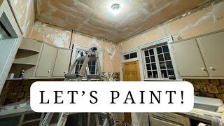 Transforming Our Small Kitchen on a Budget with the Power of Paint!