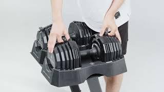 How To Use | Classic Series 15 Weight 25KG/55LB Adjustable Dumbbell