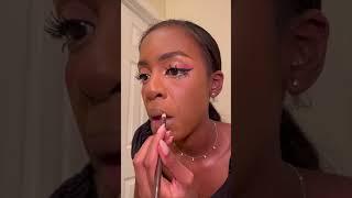 Douyin makeup on dark skin #makeuptutorial