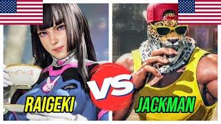 Tekken 8 ▰ Raigeki (#3 LILI) Vs TheJACKMAN (#2 KING) ▰ INSANE Matches!