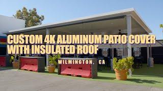 Custom 4K Aluminum Patio Cover with Insulated Roof | Elite LA Patios