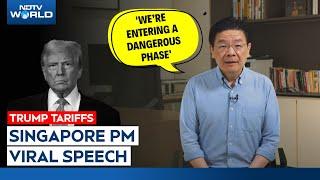 Singapore PM's Dark Warning On Trump's Tariffs: 'Trade War To World War, Like 1930s' | Viral Speech