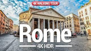 Rome 4K Walking Tour - Travel Guide HDR around ROME