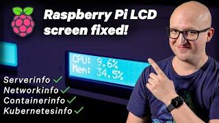 Raspberry Pi: The Coolest LCD Screen Server Monitor!