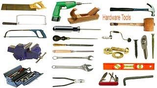 Hardware Tools Name with Images & English Meaning | Necessary Vocabulary Tutorial