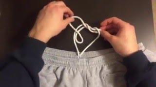 How to Tie a Single Loop Drawstring