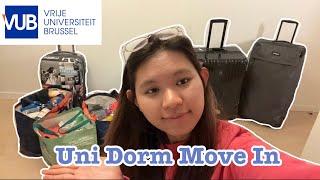 Uni move in at VUB student Housing