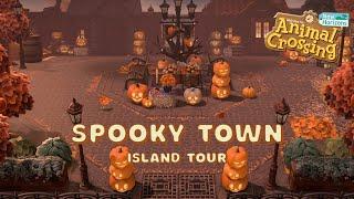 Spooky Halloween Town Island Tour  // Animal Crossing New Horizons