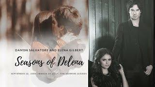 Seasons of Delena 1-8 | Damon Salvatore and Elena Gilbert | The Vampire Diaries