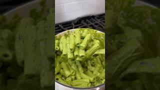 Green Rigatoni Pasta Recipe!  #food #foodie #shorts