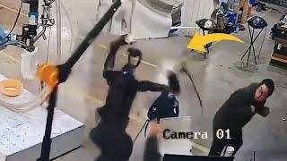 Watch Humanoid Robot Attacking Workers During Testing In Chinese Factory