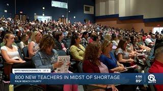 Palm Beach County teachers prepare for new school year