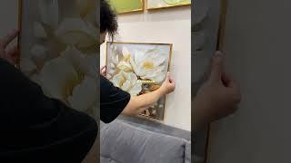 TG4536 | vẻ đẹp thực tế của bức tranh hoa 3D nghệ thuật  #tranhtrangguong #tuongxinh