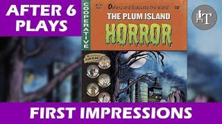 First Impressions of The Plum Island Horror - Solo Board Game