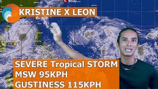 OCT 25,2024 PM : SAYAW NG  BAGYONG KRISTINE(Trami) at BAGYONG KONG REY (pre-LEON)