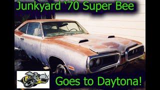 Junkyard 1970 Super Bee goes to Daytona Turkey Rod Run!! Bonus Video...The Family's Garage (EP 12)