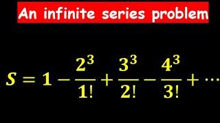 An infinite series summation problem
