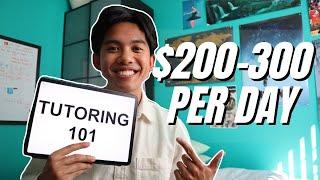 How to Make $200-300 A Day Tutoring (The Best Side Hustle for Students)