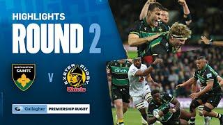 Northampton v Exeter - HIGHLIGHTS | Feyi-Wabosot Scores First Try! | Gallagher Premiership 2024/25