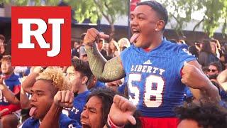 Liberty High School students do haka dance