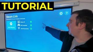 How to play your Steam games over your network. Steam Link Tutorial!