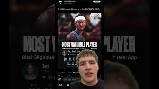 Shai Wins NBA MVP 2025 ️‍️