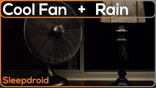 ► Fan and Rain Sounds for Sleeping: Fall Asleep Fast with Fan Noise and Rain (No Thunder)