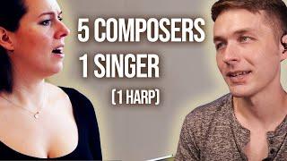 5 Composers 1 Singer ft. Adam Neely, Aimee Nolte, 8-bit Music Theory, Ben Levin