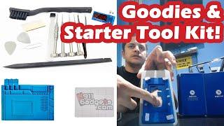 Tools and Goodies - Sandwich Board Separator, Cell Phone Repair Starter Tool Kit, and more!