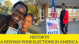 HULDAH MOMANYI HILTSLEY MAKES HISTORY AS THE FIRST KENYAN EVER TO WIN AN ELECTION IN  AMERICA