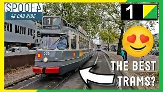 Cabinerit Tram 1 Amsterdam | Matterhorn - Muiderpoortstation | 4K Tram Driver Cabview