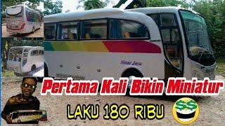 Pertama Kali Bikin Miniatur Bus 