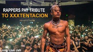 Rappers Pay Respect to XXXTentacion During Concerts Ft 6ix9ine Lil Pump Ski Mask Trippie Redd