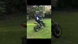 Car show and riding my Bonelli motorbike turns out they can off-road pretty good #benellimotobi #air