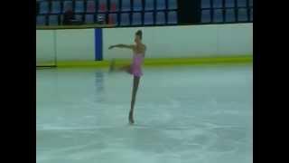 Amelia Scarlett Jackson, 11, Short Program QLD State Championships 2012, 1st place PB