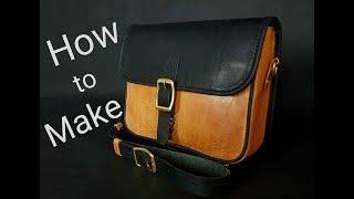 Leather crossbody bag pattern