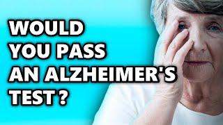 Would YOU Survive the Alzheimers Test? Find Out in 5 Minutes?