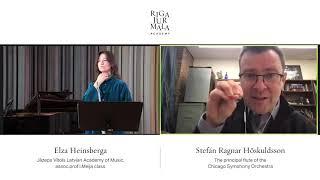 Live flute masterclass with Stefán Ragnar Höskuldsson & student Elza Heinsberga / RJAcademy 2020/21