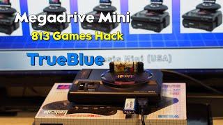 813개의 게임이 가능한 메가드라이브 미니 해킹 USB TrueBlue, Megadrive Mini Hack available 813 games