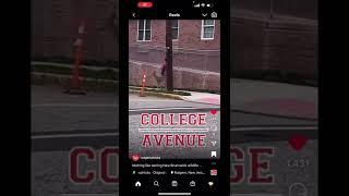 WTF did I just see College Ave Rutgers