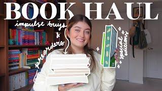 end of fall book haul: pre orders, special editions & impulse buys