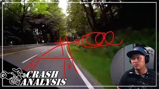 Cornering in a blind corner | Motorcycle Crash Analysis