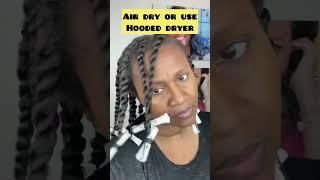 EASY 1-product Flat Twist Out #naturalhair #flattwistout #finehair