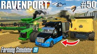 HARVESTING 300.000l of BARLEY | Ravenport #49 | Farming Simulator 22