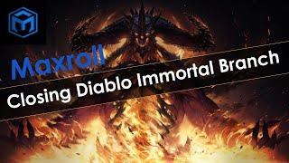 Maxroll Closing Diablo Immortal Branch