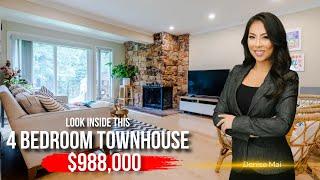 Look Inside this $988,000 4 Bedroom Townhouse in Burnaby | Denise Mai PREC*