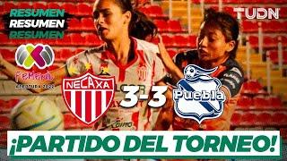 Resumen y goles | Necaxa 3-3 Puebla | Liga Mx Femenil AP2022 -J9 | TUDN